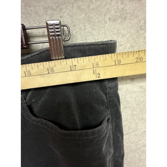Lauren Ralph Lauren Stretch Mid-Rise Straight Leg Pants Grey Corduroy Size18 NWT - Picture 7 of 12